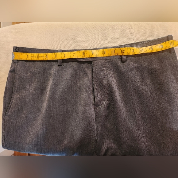 Indochino Mens Gray Wool Suit Jacket Blazer sz 40 Pants sz 34 Dress Work Wedding - Picture 4 of 14